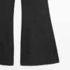 Pantalones de corte acampanado a rayas Pantalones de corte acampanado a rayas