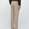Pantalones de corte ajustado de mezcla de algodón Pantalones de corte ajustado de mezcla de algodón