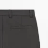 Pantalones de corte holgado en mezcla de lana Pantalones de corte holgado en mezcla de lana