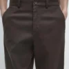 Pantalones de corte jogger de mezcla de algodón Pantalones de corte jogger de mezcla de algodón