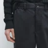 Pantalones de corte jogger de mezcla de algodón Pantalones de corte jogger de mezcla de algodón
