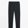 Pantalones de corte jogger de mezcla de algodón Pantalones de corte jogger de mezcla de algodón
