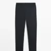 Pantalones de corte jogger de mezcla de algodón Pantalones de corte jogger de mezcla de algodón