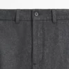Pantalones de franela de mezcla de lana Pantalones de franela de mezcla de lana
