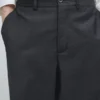 Pantalones de lana con estampado de pata de gallo Pantalones de lana con estampado de pata de gallo