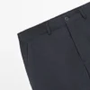 Pantalones de lana con estampado de pata de gallo Pantalones de lana con estampado de pata de gallo