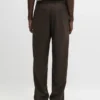 Pantalones de lana con pinzas Pantalones de lana con pinzas