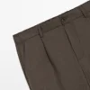 Pantalones de lana con pinzas Pantalones de lana con pinzas