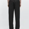 Pantalones de lana de corte holgado Pantalones de lana de corte holgado