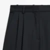 Pantalones de lana extrafina plisados Pantalones de lana extrafina plisados