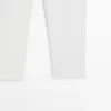Pantalones de lino de corte cónico Pantalones de lino de corte cónico