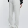 Pantalones de lino de corte cónico Pantalones de lino de corte cónico