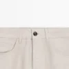 Pantalones de lino de corte semi-jogger Pantalones de lino de corte semi-jogger