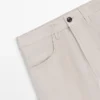 Pantalones de lino de corte semi-jogger Pantalones de lino de corte semi-jogger