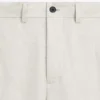 Pantalones de lino ligeros con detalle en espiga Pantalones de lino ligeros con detalle en espiga