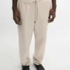Pantalones de lino Total Look con detalle en la cintura Pantalones de lino Total Look con detalle en la cintura