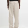 Pantalones de lino Total Look con detalle en la cintura Pantalones de lino Total Look con detalle en la cintura