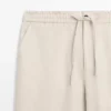 Pantalones de lino Total Look con detalle en la cintura Pantalones de lino Total Look con detalle en la cintura