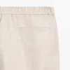 Pantalones de lino Total Look con detalle en la cintura Pantalones de lino Total Look con detalle en la cintura