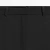 Pantalones de mezcla de lana con detalle de costura Pantalones de mezcla de lana con detalle de costura