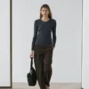 Pantalones de pana de corte «barrel fit» Pantalones de pana de corte «barrel fit»