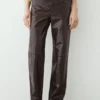Pantalones de piel napa Pantalones de piel napa