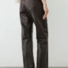 Pantalones de piel napa Pantalones de piel napa