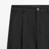 Pantalones de pierna ancha a rayas Pantalones de pierna ancha a rayas