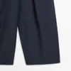 Pantalones de pierna ancha de mezcla de algodón Pantalones de pierna ancha de mezcla de algodón