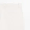Pantalones de sarga de algodón con cintura elástica Pantalones de sarga de algodón con cintura elástica