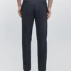 Pantalones de traje a cuadros de mezcla de lana fresca Pantalones de traje a cuadros de mezcla de lana fresca