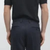 Pantalones de traje a cuadros de mezcla de lana fresca Pantalones de traje a cuadros de mezcla de lana fresca