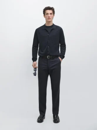 Pantalones de traje de lana fría