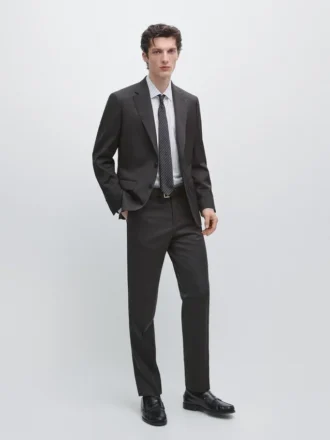 Pantalones de traje de lana fría