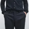 Pantalones de traje de lana fría Pantalones de traje de lana fría