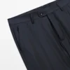 Pantalones de traje de lana fresca a rayas Pantalones de traje de lana fresca a rayas