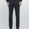 Pantalones de traje de lana fresca a rayas Pantalones de traje de lana fresca a rayas