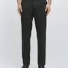Pantalones de traje de lana fresca a rayas Pantalones de traje de lana fresca a rayas