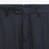 Pantalones de traje de lana fresca a rayas Pantalones de traje de lana fresca a rayas