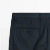 Pantalones de traje de lana fresca con microtextura Pantalones de traje de lana fresca con microtextura