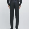 Pantalones de traje de lana fresca con microtextura Pantalones de traje de lana fresca con microtextura