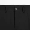 Pantalones de traje de lana fresca de pierna ancha Pantalones de traje de lana fresca de pierna ancha