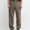 Pantalones de traje de lino Pantalones de traje de lino