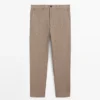 Pantalones de traje de lino Pantalones de traje de lino