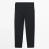 Pantalones de traje de lino Pantalones de traje de lino