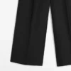 Pantalones de traje de lino fluido Pantalones de traje de lino fluido