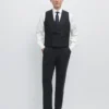 Pantalones de traje de mezcla de lana fresca Pantalones de traje de mezcla de lana fresca