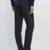 Pantalones de traje de mezcla de lana fresca Pantalones de traje de mezcla de lana fresca
