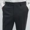Pantalones de traje de mezcla de lana fresca Pantalones de traje de mezcla de lana fresca