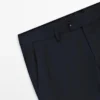 Pantalones de traje de mezcla de lana fresca Pantalones de traje de mezcla de lana fresca